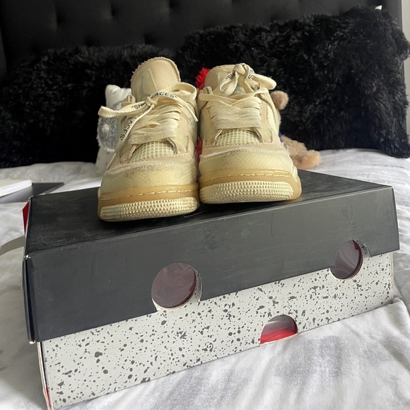 Jordan 4 SP x OFF WHITE Mid Sail W - Picture 2 of 4
